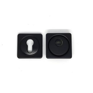 Броненакладка врізна KEDR DEF QUADRO BLACK MATT чорна матова