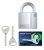 Замок висячий ABLOY PL340 SENTRY BA66EE 2KEY STR_B NR_shackle 25мм 10мм BOX