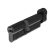 Циліндр HARDLOCK 90mm 45/45В BL ключ-вороток чорна (K-45/45B-BL)