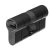 Циліндр HARDLOCK 60mm 30/30 BL ключ-ключ чорна (K-30/30-BL)